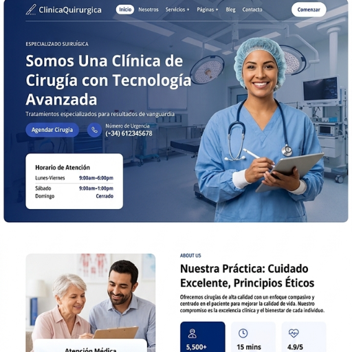 landing page